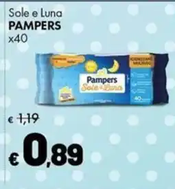 Supermercati Vinci Pampers Sole e Luna offerta