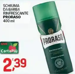 Crai Schiuma da barba rinfrescante Proraso offerta