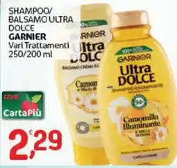 Crai Shampoo/Balsamo Ultra Dolce Garnier offerta