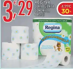 Crai Regina Carta Igienica Camomilla offerta