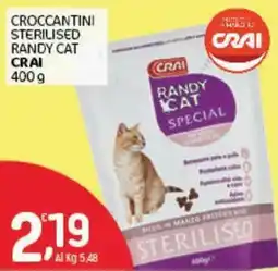 Crai CROCCANTINI STERILISED RANDY CAT CRAI offerta