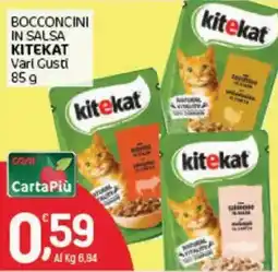 Crai Bocconcini in salsa Kitekat offerta