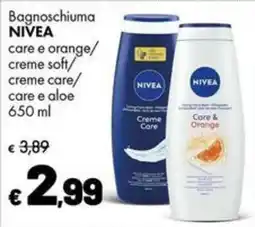 Supermercati Vinci Bagnoschiuma NIVEA offerta