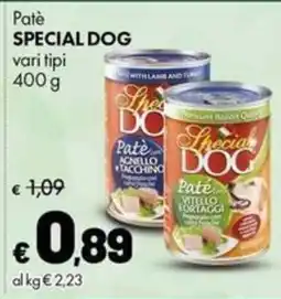 Supermercati Vinci Patè SPECIAL DOG offerta
