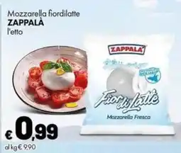 Supermercati Vinci Mozzarella fiordilatte ZAPPALÀ offerta
