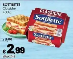 Supermercati Vinci Sottilette Classiche offerta