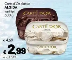 Supermercati Vinci Carte d'Or classic ALGIDA offerta