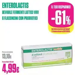 Medi-Market Enterolactis bevibile fermenti lattici vivi offerta