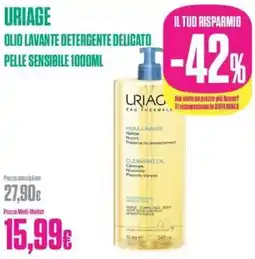 Medi-Market Uriage olio lavante detergente delicato offerta