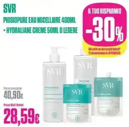 Medi-Market Svr phisiopure eau micellaire +hydraliane creme o legere offerta