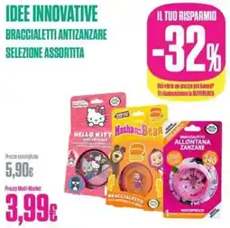 Medi-Market Idee innovative braccialetti antizanzare offerta