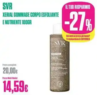 Svr xerial gommage corpo esfoliante e nutriente