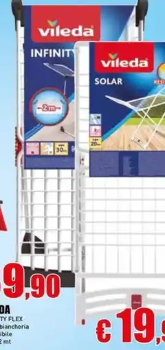 Casalandia Vileda infinity flex stendibiancheria estensibile fino offerta