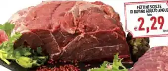 Pim Supermercati Fettine scelte di bovino adulto angus offerta