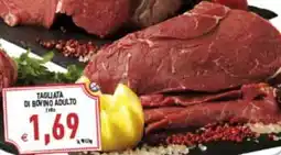 Pim Supermercati Tagliata di bovino adulto offerta