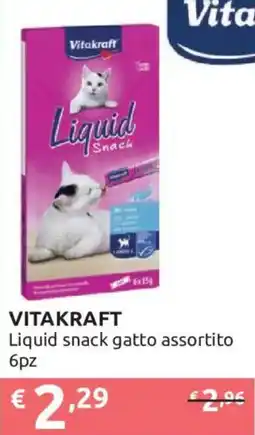 Ipersoap Vitakraft Liquid snack gatto offerta