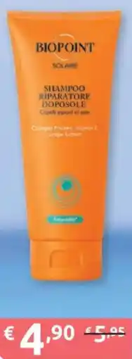 Ipersoap Biopoint solaire shampoo riparatore doposole offerta
