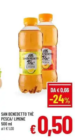 A&O SAN BENEDETTO THÈ PESCA/LIMONE offerta