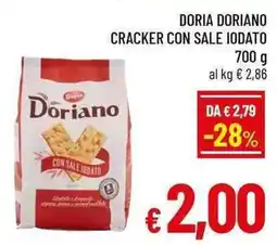 A&O Doriano Cracker con sale iodato offerta