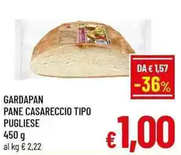 A&O GARDAPAN PANE CASARECCIO TIPO PUGLIESE offerta