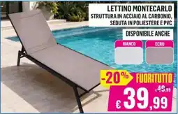 Satur LETTINO MONTECARLO offerta