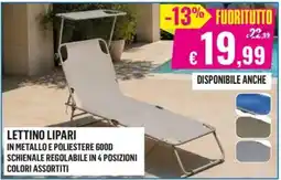 Satur LETTINO LIPARI offerta