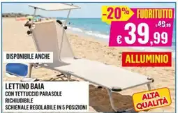Satur LETTINO BAIA offerta