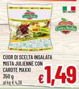 A&O Cuor di Scelta Insalata Mista Julienne con Carote Maxxi offerta