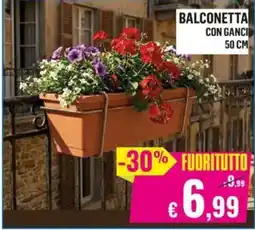 Satur BALCONETTA CON GANCHI offerta