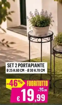 Satur SET 2 PORTAPIANTE offerta