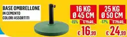 Satur BASE OMBRELLONE IN CEMENTO offerta