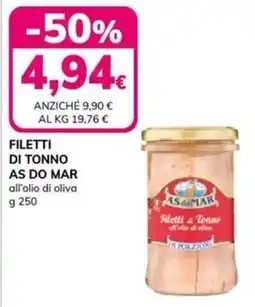 Basko Filetti di tonno AS DO MAR all'olio di oliva offerta