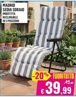 Satur MADRID SEDIA SDRAIO offerta
