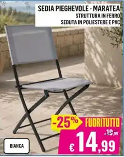 Satur SEDIA PIEGHEVOLE - MARATEA offerta