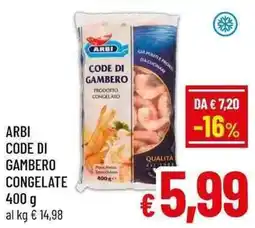 A&O ARBI CODE DI GAMBERO offerta