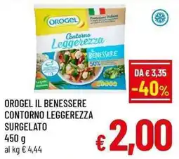 A&O OROGEL IL BENESSERE CONTORNO LEGGEREZZA offerta