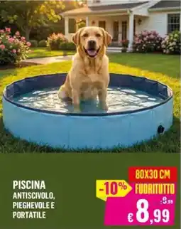 Satur PISCINA ANTISCIVOLO, PIEGHEVOLE E PORTATILE offerta