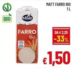 A&O Matt Farro Bio offerta