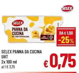 A&O Selex panna da cucina UHT offerta