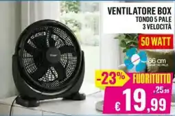 Satur VENTILATORE BOX TONDO 5 PALE offerta