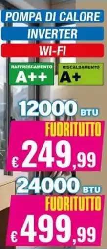 Satur POMPA DI CALORE INVERTER WI-FI offerta