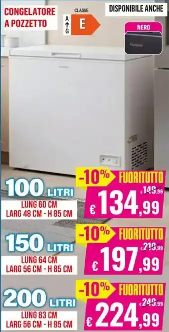 Congelatore a pozzetto