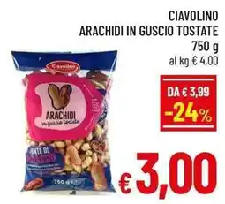 A&O Ciavolino Arachidi in guscio tostate offerta