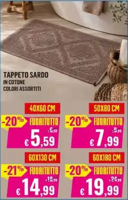 Satur TAPPETO Sardo offerta