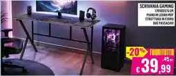 Satur SCRIVANIA GAMING offerta