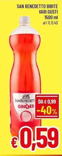 A&O San Benedetto Ginger offerta
