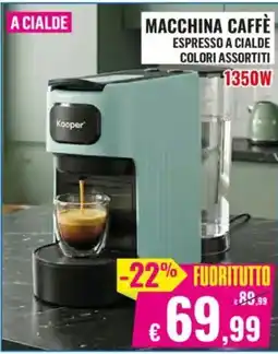 Satur MACCHINA CAFFÈ ESPRESSO A CIALDE offerta