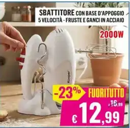 Satur SBATTITORE KOOPER offerta