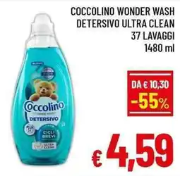 A&O Coccolino Wonder Wash Detersivo Ultra Clean offerta