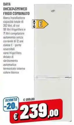 A&O DAYA FRIGO COMBINATO offerta